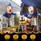 3.3FT Halloween Inflatable Hanging Clown Outdoor Decoration Blow up Garden Decor